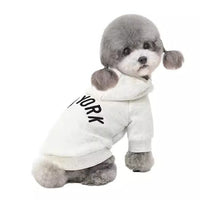 Pet Dog Hoodie Winter Warm Fleece Sweatshirt for Small to Medium Dogs