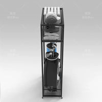 Golf Club Organizer Rack with Ball Storage - Multi-functional Display Stand for Golf Courses