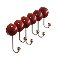 Vintage Style Suction Cup Door Hook Rack for Entryway and Closet Organization