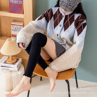 Coral Fleece Knee-High Socks for Joint Warmth and Leg Protection