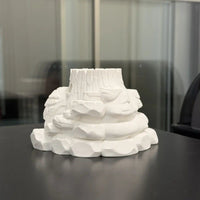 Reptile Hideout Cave for Geckos, 3D Printed Rock Stump Design