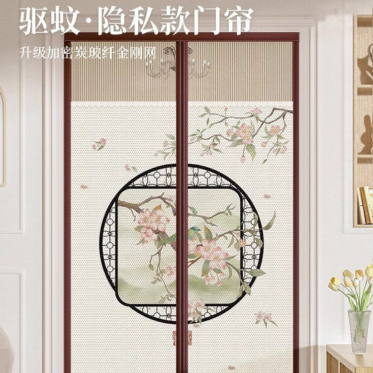 Magnetic Screen Door with Strong Suction and Anti-Peep Design, Breathable Mesh for Home Entryways