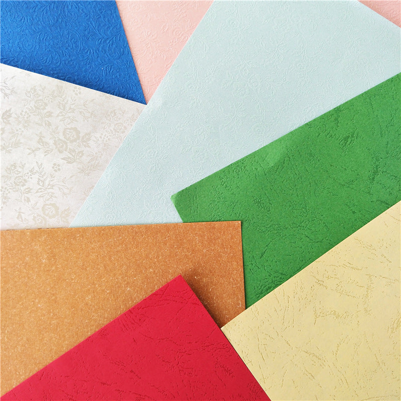 A4 Textured Cardstock for Kids' DIY Crafts - 8 Sheets Assorted Colors