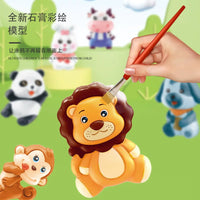 Mini Plaster Doll Painting Kit for Kids - DIY Watercolor Graffiti Art Toy