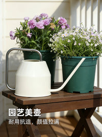 Vintage Iron Long Spout Watering Can for Indoor Outdoor Plants