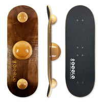 Geele Professional Rotating Balance Board for Adults & Kids, Standing Desk, Snowboard & Surf Training Skateboard