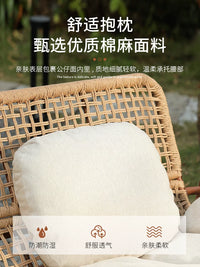 Outdoor Patio Swing Chair Double Hammock Villa Balcony Rocking Chair Garden Swing Chair Hanging Chair