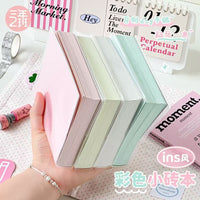 Aesthetic Ins-Style Colored Brick Notebook for Students, Thickened Journal, High-Value Handbook