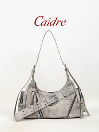 Caidre Retro Wasteland Style Shoulder Bag for Women - New 2026 Commuter Crossbody Handbag
