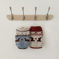 Pet Christmas Knitted Sweater for Small to Medium Dogs, Thickened Warm Winter Dog Jumper