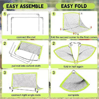 Portable Foldable Soccer Goal for Outdoor Training and Backyard Play