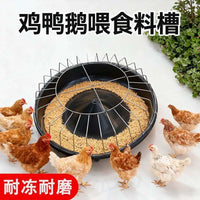 Automatic Poultry Feeder Trough for Chickens Ducks Geese Cattle