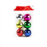Christmas Tree Ornaments Electroplated Plastic Colorful Christmas Balls