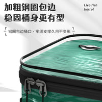 Multi-functional EVA Integrated Portable Folding Fishing Bucket Live Fish Container Outdoor Fishing Bag for River Fishing