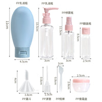 Travel Lotion Dispenser Bottle Set - Squeezable PE Empty Bottles for Shampoo and Cosmetics