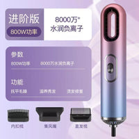 Portable Mini Hair Dryer 800W Negative Ion Travel Hairdryer for Dorm and Home Use