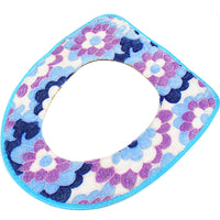 Toilet Seat Cover Cushion, Thickened Plush, Reusable, Washable, Adhesive, for All Seasons