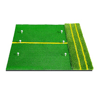 Portable Golf Hitting Mat 1.2*1.5m with Practice Accessories for Indoor Outdoor Training