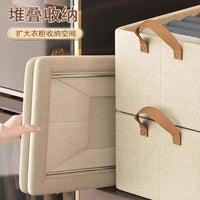 Foldable Fabric Storage Bins for Wardrobe and Clothes Organization