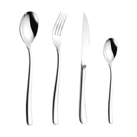 304 Stainless Steel Moonlight Series Cutlery Set with Titanium Plating - Dinner Knife, Fork, Spoon, Coffee Spoon