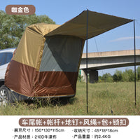 LTVT SUV Tailgate Shelter Tent Oxford Cloth Single Layer Four Seasons Quick Open Camping Outdoor