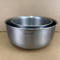 VOGUEELLA 18/10 Stainless Steel Mixing Bowl and Colander Set for Kitchen
