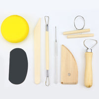 Pottery Clay Sculpting Tool Set for Beginners and DIY Craft