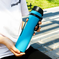 Portable Collapsible Silicone Water Bottle for Outdoor Sports, Travel, and Camping - Food Grade, Leak-Proof, High Temperature Resistant