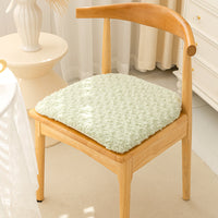 Non-Slip Plush Chair Cushion for Office, Dining, or Student Seating - Washable & Fixed