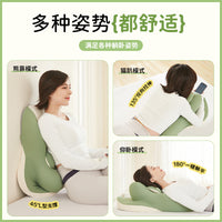 Memory Foam Face Down Pillow for Bed Reading and Phone Use, Neck Support Prone Pillow