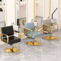 Modern PU Leather Swivel Hydraulic Barber Chair for Salon, Tattoo, Beauty Studio