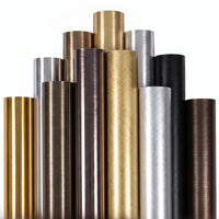 Self-Adhesive Brushed Metal Film for Elevator Doors, Refrigerators, and Furniture Renovation