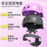 Kids' Adjustable Helmet and Protective Gear Set for Skating Cycling Scooter