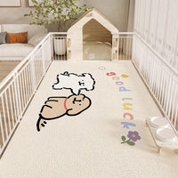 Cartoon Pet-Friendly Waterproof Non-Slip Easy-Clean Entrance Floor Mat