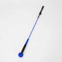 Golf Swing Trainer Stick for Rhythm and Plane Correction, Indoor Silent Practice Aid for Beginners