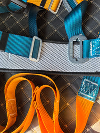 Full Body 5-Point Harness Fall Protection Safety Belt with Lanyard for Construction and High-Altitude Work