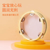 Kids Handheld Tambourine for Dance and Music Education, Orff Percussion Instrument