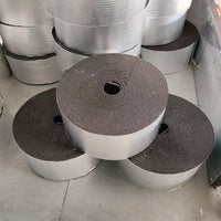 Self-Adhesive Aluminum Foil Rubber Foam Insulation Tape for Pipes, Sunrooms, and Automotive Soundproofing