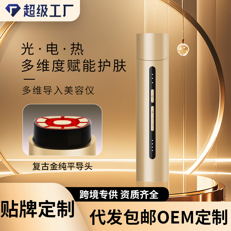 Multi-Polar EMS Microcurrent Facial Device Photon Skin Rejuvenation Massager