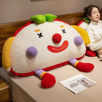 Cartoon Clown Plush Pillow Soft Stuffed Toy for Kids and Home Decor