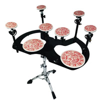 LRhythm Practice Drum Pad with Snare Stand for Beginners