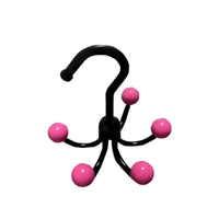 Dopamine Rotating Six-Claw Hook for Hats, Bags, and Towels - Door Back Wardrobe Organizer