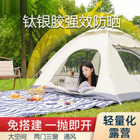 Portable Folding Camping Tent for Outdoor Picnics and Beach Overnight Stays