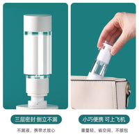 Vacuum Travel Dispenser Bottles for Cosmetics and Lotions
