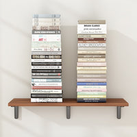 Wall Mounted Solid Wood Floating Shelf for Storage and Display
