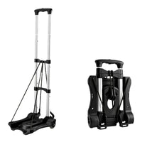 Foldable Portable Shopping Cart with Telescopic Handle for Groceries and Hauling