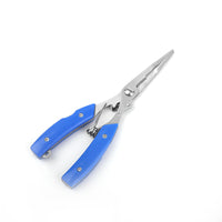 Aluminum Alloy Fishing Pliers with Lanyard, Multi-functional Split Ring Pliers, Hook Remover, Fish Gripper, Line Cutter, Portable Fishing Tool