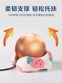 Memory Foam U-Shaped Neck Pillow for Travel and Napping