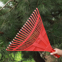 Agricultural Garden Rake for Loosening Soil and Spreading Seeds, Plastic Leaf Rake