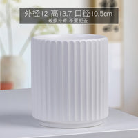 Modern Minimalist Ceramic Planter Pot Set for Succulents Orchids Cacti